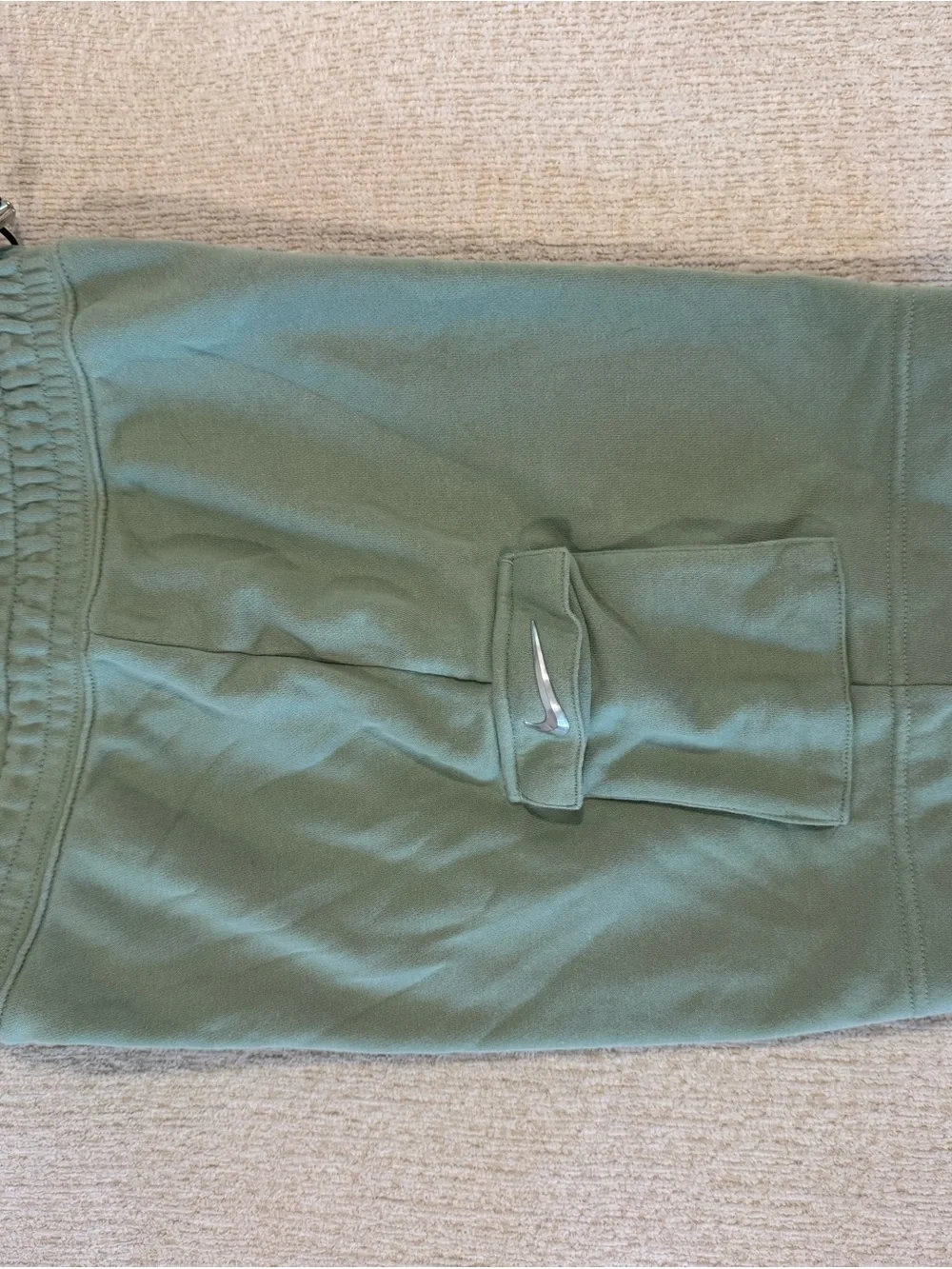 Nike Mint Green Women's Terry Cargo Short